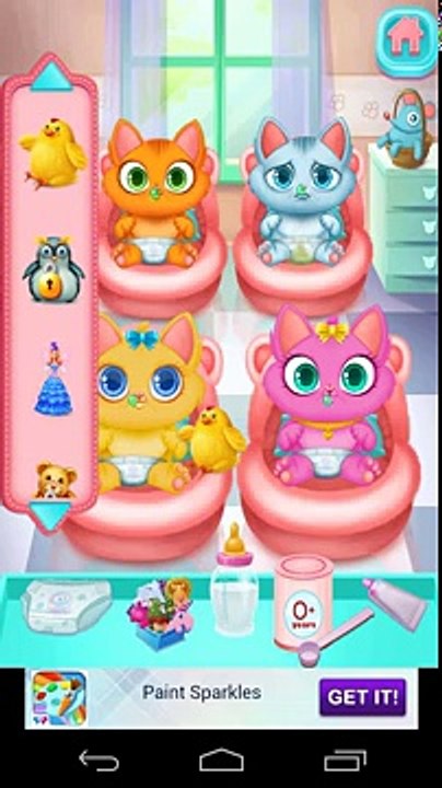 My Newborn Kitty - Fluffy Care Android Gameplay