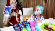 Bébé mal crème de la glace faire enfants pour et de clin doeil Masha Masha Medved bébé vidéo enfant en bas âge
