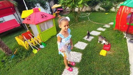 DEV FLAMİNGO Havuz oyuncağı eğlenceli çocuk videosu