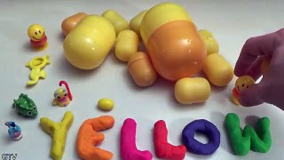 Узнайте цвета с сюрприз Яйца желтый