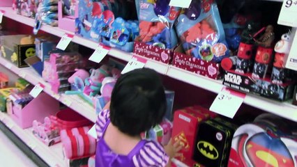 Rapunzel Baby trip to target for Valentine Day Presents w/ Snow white, Princess Rapunzel