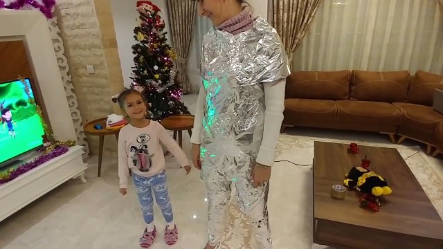 Elifi robot yaptık , eğlenceli çocuk videosu