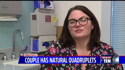 Indiana Couple Welcomes Quadruplets Without Use of Fertility Treatments