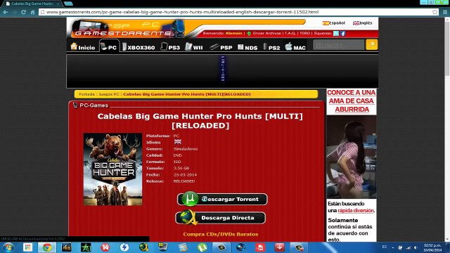 Descargar Cabelas Big Game Hunter Pro Hunts