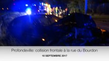 Profondeville: violente collision frontale