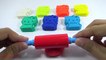 Learn Colors Play Doh Clay Hello Kitty & Angry Birds Molds Fun and Creative for Kids Rhyme