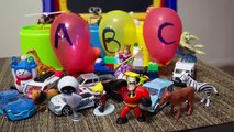 Learning ABCs Balloon Popping Show with Fridge letter magnets