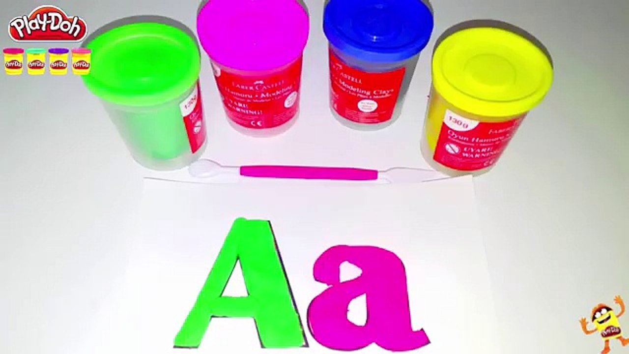 Baby SpongeBob Learn ABC In Real Superhero Baby Life Episodes Play Doh Cartoon Animation
