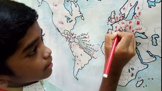 World Geography Political: Amazing little kid takes U to all the Countries and Capital cit