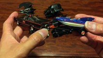 Hot Wheels Batman Collection Batmobile and Batwing Diecast 1/50 Series