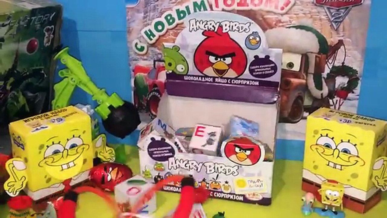 Surprise Eggs ANGRY BIRDS Яйца С Сюрпризом EPIC SURPRISE EGG! как Kinder Surprise Egg ,Chu