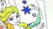 И Анна раскраска ремесло дисней Эльза замороженный замороженные Покрасить Картина Королева Комплект сестра видео