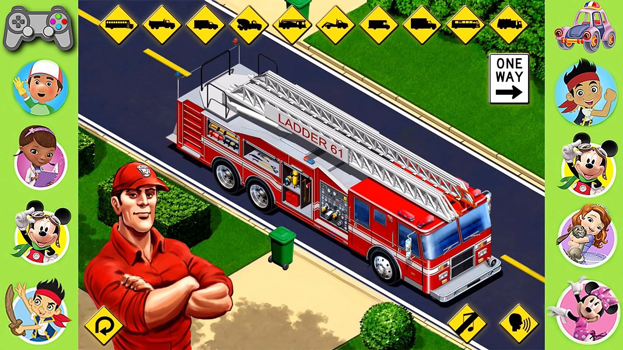 Kids Vehicles City Trucks & Buses (dump truck, ambulance, fire truck, garbage truck & more)