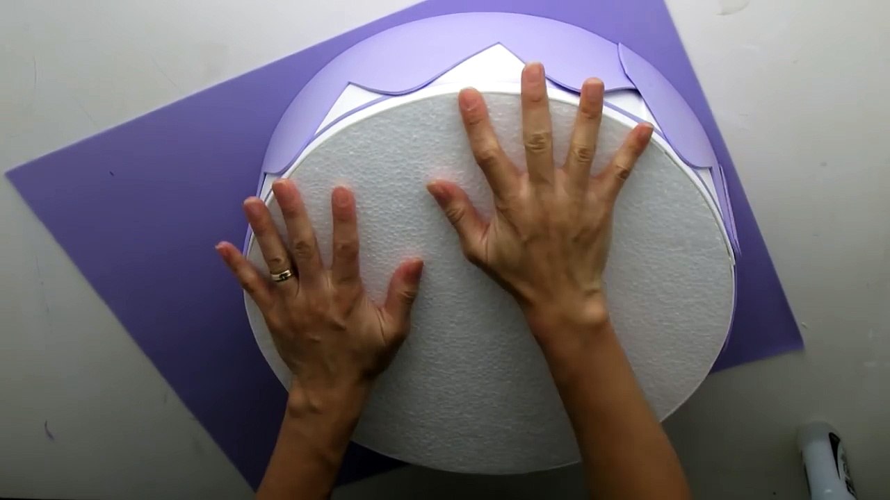 Bolo Falso Princesa Sofia passo a passo