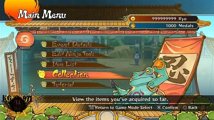 [Xbox360 & PS3] Naruto Ultimate Ninja Storm Revolution : Save Editor - Customization Featu