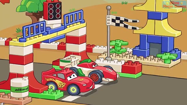 Lightning McQueen VS Francesco Bernoulli Final Race! - Cartoon Lego Disney Cars Games For