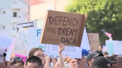 Les "dreamers" dans les rues de Washington et Los Angeles