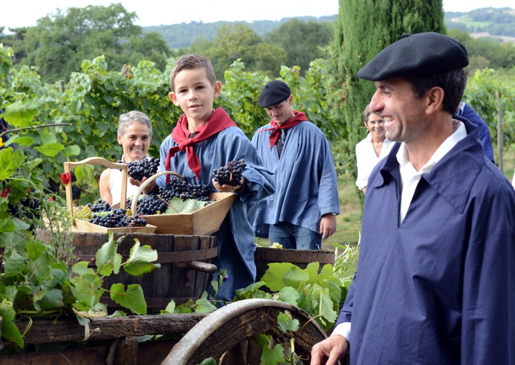 Traditionnel ban des Vendanges à Crouseilles (64)