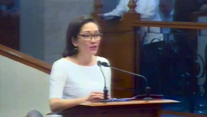 FULL: Hontiveros calls for resignation of Aguirre for ‘plotting’ against her