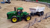 Part 2 - Building of a rain retention reservoir with RC construction machines!