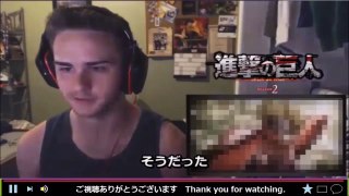 進撃の巨人 2期6話 史上最高のアニメと判明 [日本語字幕付き海外の反応 Live Reaction]