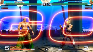 KOF14 上級戦 一瞬のスキが命取り 凄まじいコンボ 高画質上級対戦 5戦