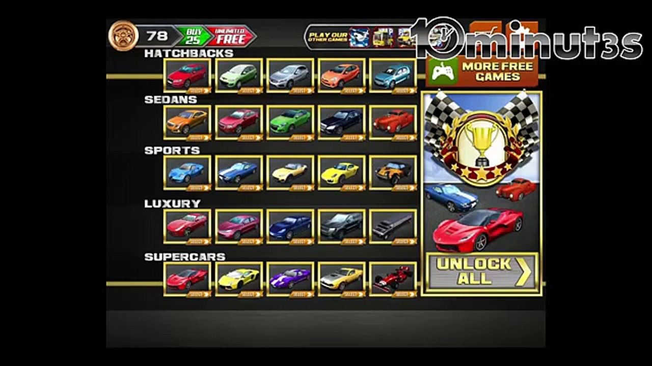 3D Real Test Drive Racing Parking Game - Free Sports Cars Simulator Driving Sim Games: iOS
