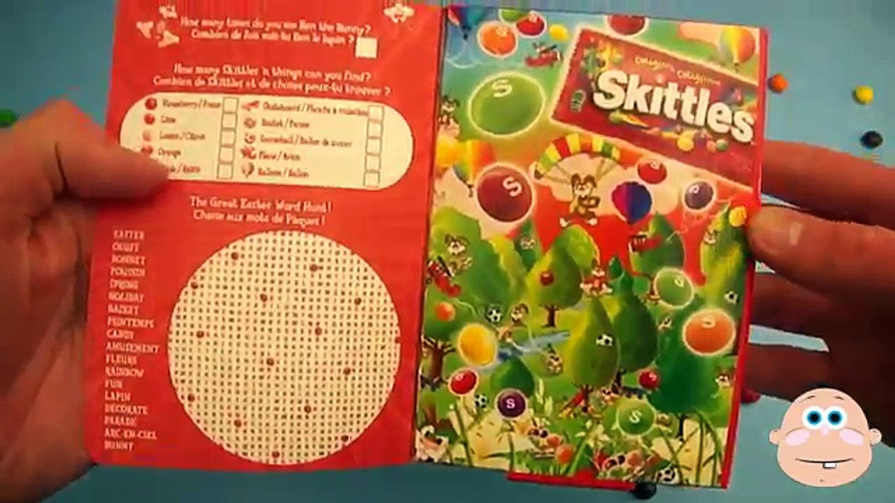 New Learn Colours with a Surprise Egg and a Skittles Rainbow! Part 20