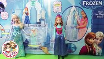 Castillo casa de muñecas de Elsa congelado hielo luces encender magia mágico Palacio juego Disney dis