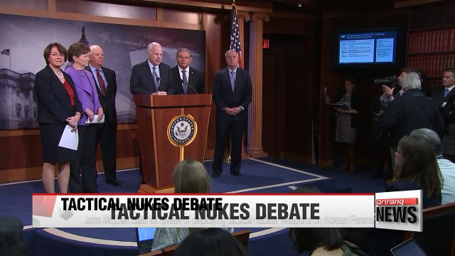 John McCain calls for review of deploying tactical nuclear weapons on Korean Peninsula