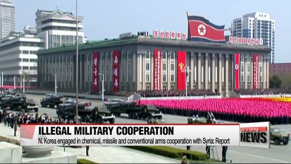 N. Korea engaged in chemical, missile and conventional arms cooperation with Syria: Report