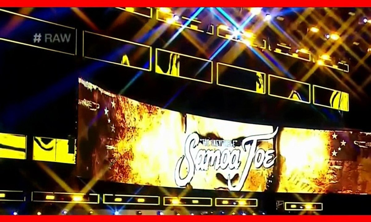 WWE Raw February 2017 - Roman Reigns Confronts Samoa Joe