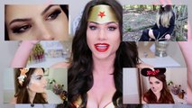 Wonder Woman HALLOWEEN Makeup Tutorial!   Costume Outfit Idea & Hair!