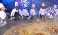 Uzbekistan Catat Rekor Nasi Pilaf Terbesar di Dunia