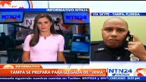 “Nunca hemos visto en Tampa una tormenta tan grande como esta”: Dennis Small, portavoz del departamento de policía de Tampa sobre huracán Irma