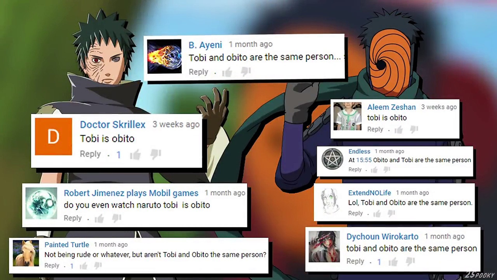 Are Obito And Tobi The Same Person Tobi Explained Naruto Shippuden