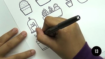 Comment à dessiner mignonne et facile griffonnages griffonnage avec moi