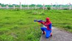 [ MKTD ]  Spiderman Power Rangers Nerf guns  Superhero Action movie Nerf war #23