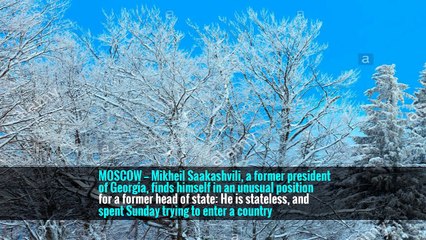 Ex-Leader, Now a Man Without a Country, Surfaces in Ukraine