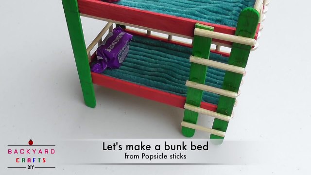 Popsicle stick Crafts - Bunk bed toys DIY