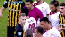 3η ΑΕΚ-ΑΕΛ 4-0 2017-18 Η αποβολή του Αγκάνοβιτς (Novasports)
