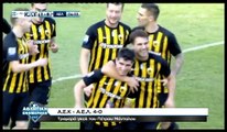 3η ΑΕΚ-ΑΕΛ 4-0 2017-18 Σκάι (Αθλητική ενημέρωση)