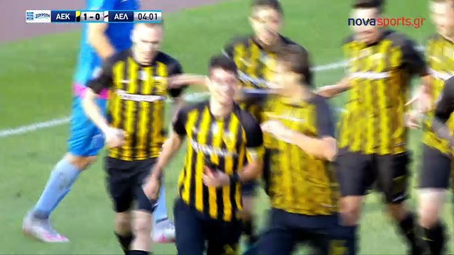 3η ΑΕΚ-ΑΕΛ 4-0 2017-18 Τα γκολ (Novasports)