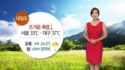 [날씨] 내일도 뜨거운 폭염...서울 33℃·대구 37℃ / YTN