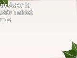 TPU Gel Hard Skin Cover Case for Acer Iconia Tab A200 Tablet  Purple