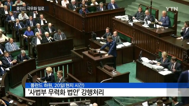 폴란드 '사법부 무력화 법안' 강행처리...EU와 갈등 심화 / YTN