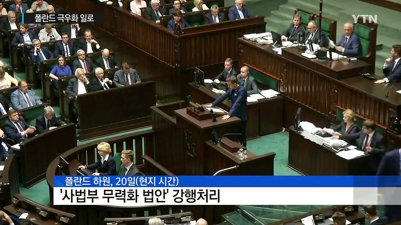 폴란드 '사법부 무력화 법안' 강행처리...EU와 갈등 심화 / YTN