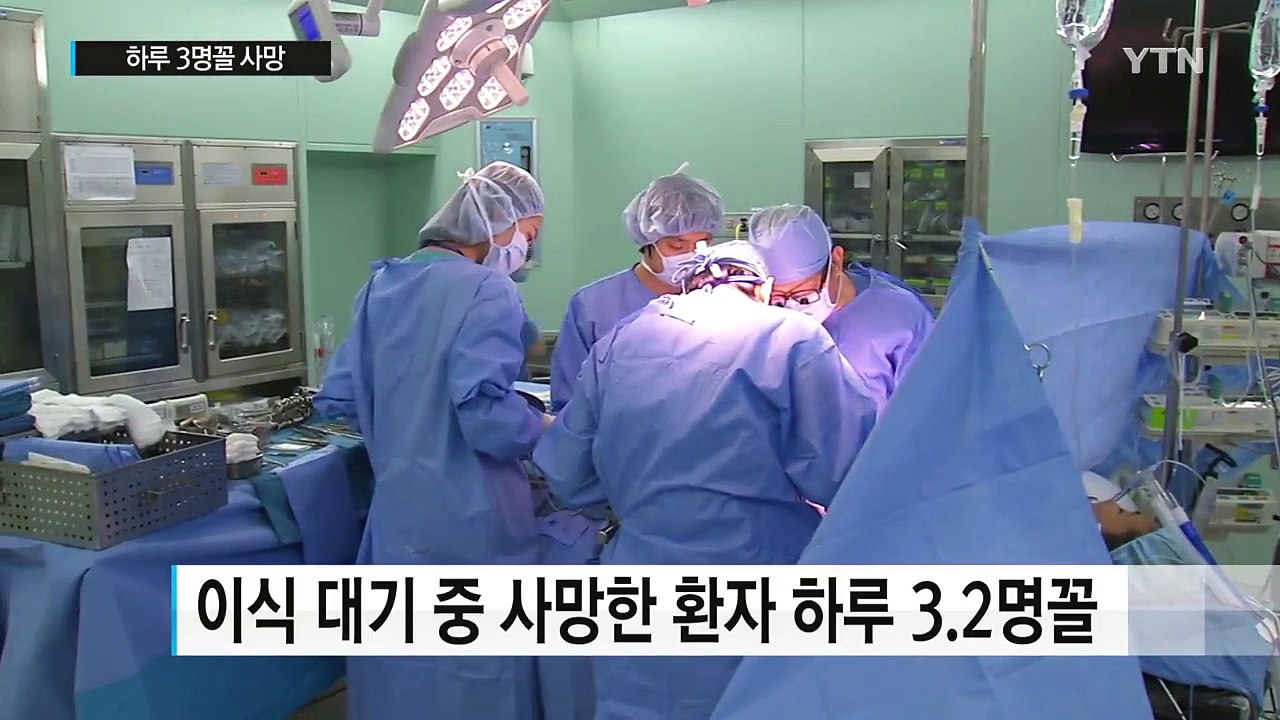 장기 이식 기다리다 하루 3명꼴 사망...정부는 탓탓탓 / YTN