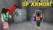 PopularMMOs Minecraft  OVERPOWERED ARMOR!!! (SUPER SPEED MINING, FLYING & MORE!!) Custom Command