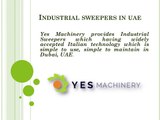 Industrial sweepers in uae yesmachinery.ae